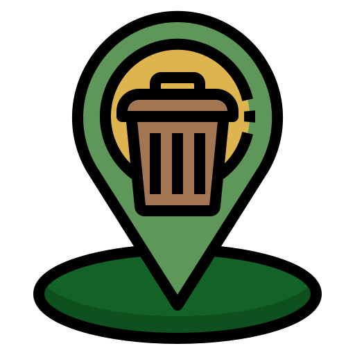 centro de reciclaje icono gratis