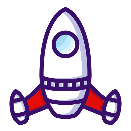 Rocket free icon Rocket free icon
