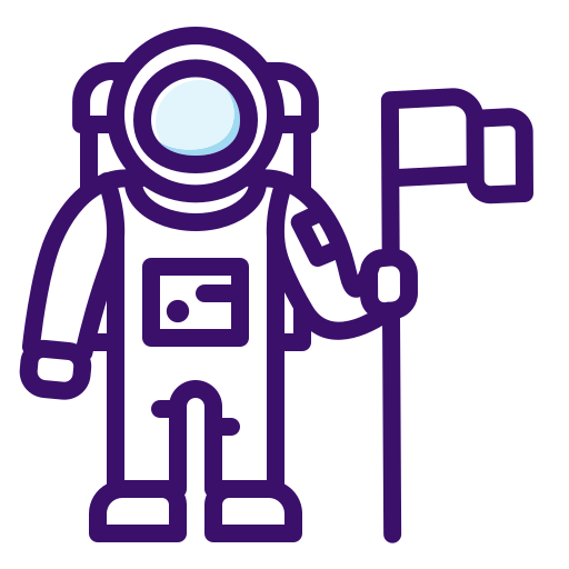 astronauta icono gratis