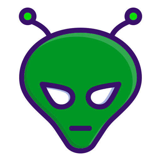 Alien Generic Outline Color icon