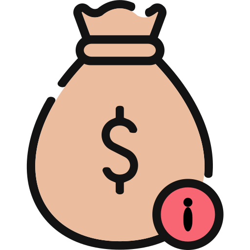 bolsa de dinero icono gratis