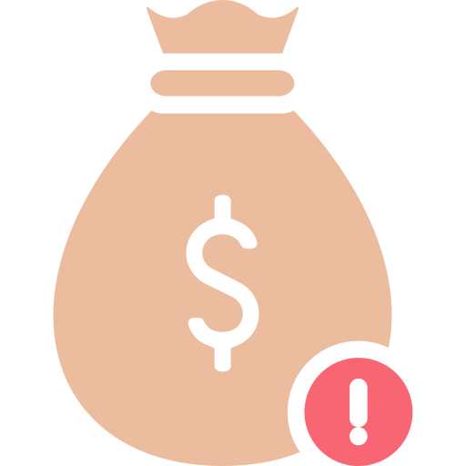 bolsa de dinero icono gratis