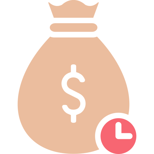 bolsa de dinero icono gratis