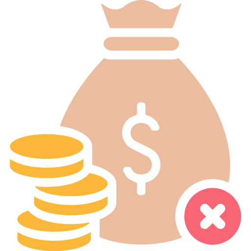 bolsa de dinero icono gratis