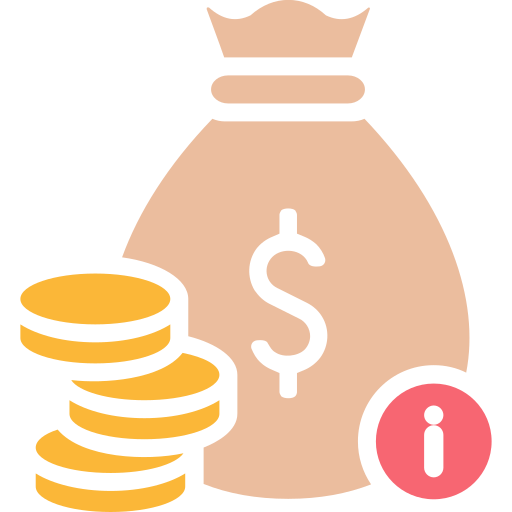 bolsa de dinero icono gratis