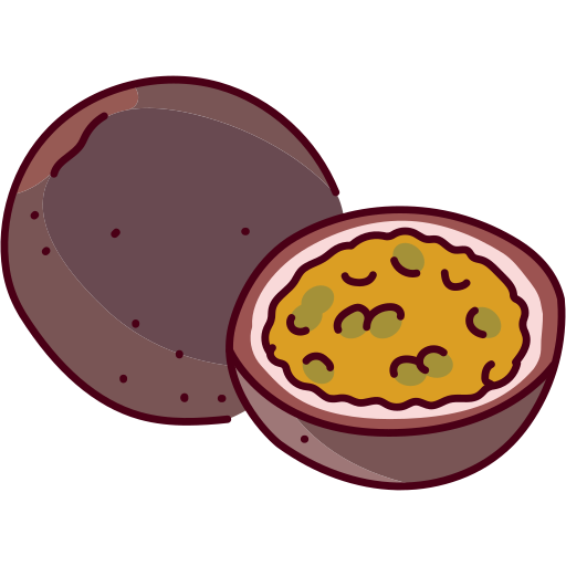 Passion Fruit Generic Outline Color Icon