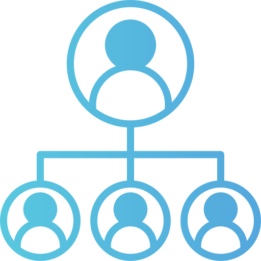 Organization structure Generic Mixed icon