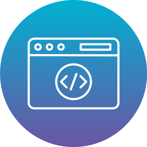 Coding Generic Flat Gradient icon