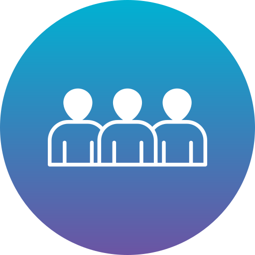 Teamwork Generic Flat Gradient icon