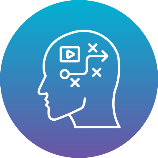 Estrategia de contenidos icono gratis