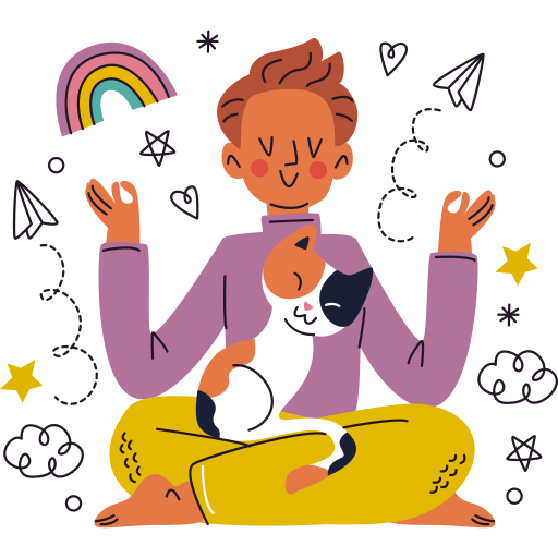 meditación gratis sticker