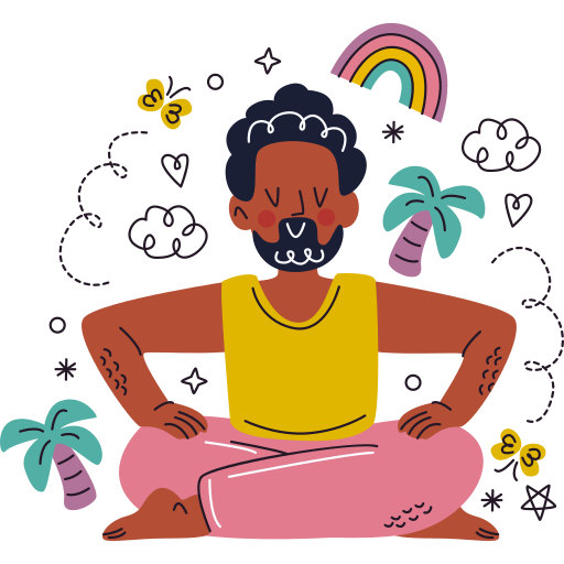 meditación gratis sticker