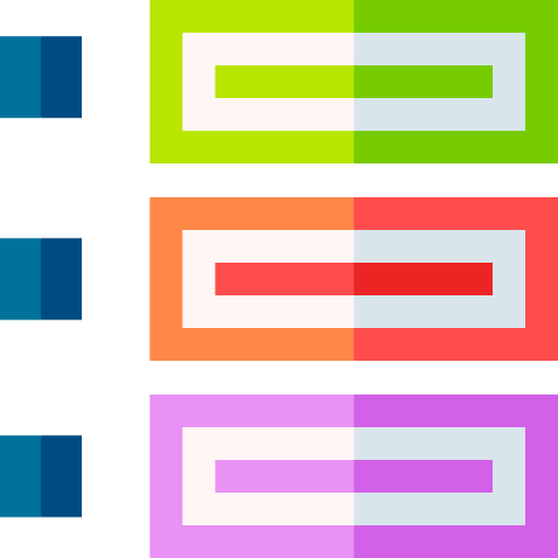 Infographics Basic Straight Flat Icon