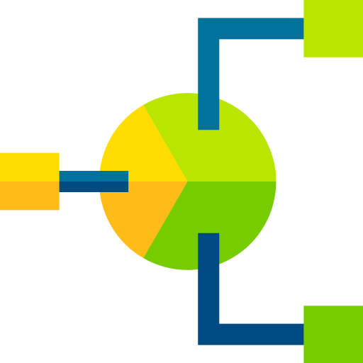 Infographics Basic Straight Flat Icon