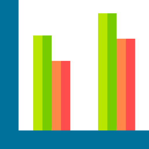 Infographics Basic Straight Flat Icon