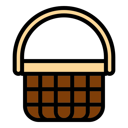 Picnic basket Generic Outline Color icon