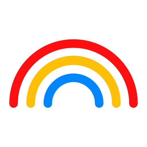 arco iris icono gratis