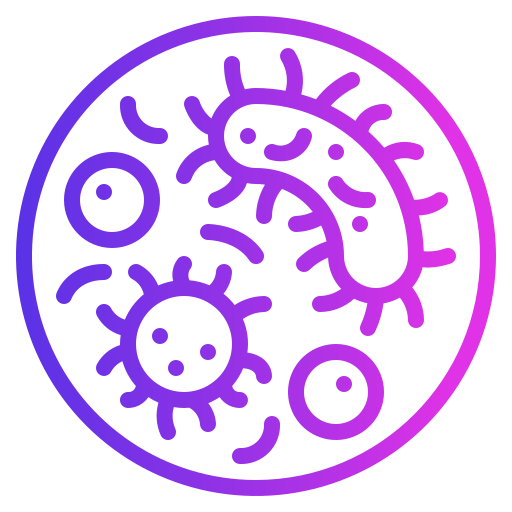 Бактерии бесплатно иконка