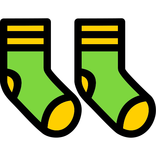 Socks Generic Outline Color icon