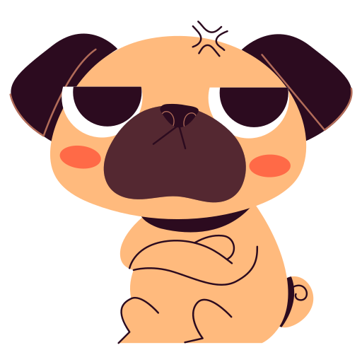 pug grátis figurinha