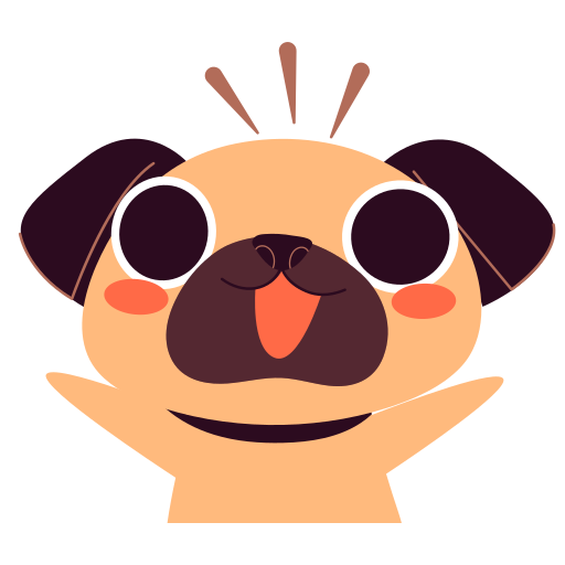 pug grátis figurinha pug grátis figurinha
