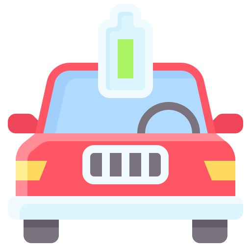 batería de coche icono gratis