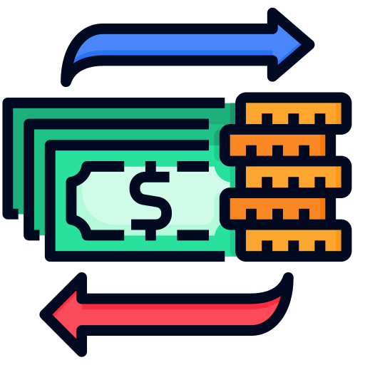transfert d'argent Icône gratuit transfert d'argent Icône gratuit