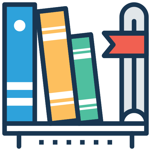 Bookshelf Generic Rounded Shapes icon