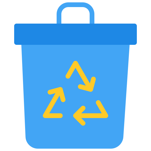 papelera de reciclaje icono gratis