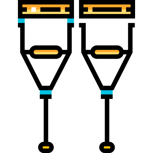 muletas icono gratis