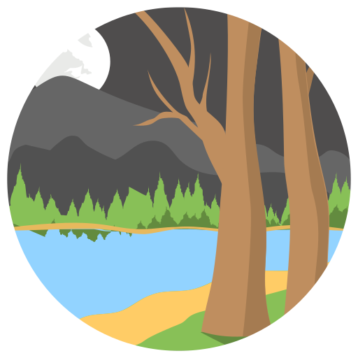Landscape night free icon Landscape night free icon