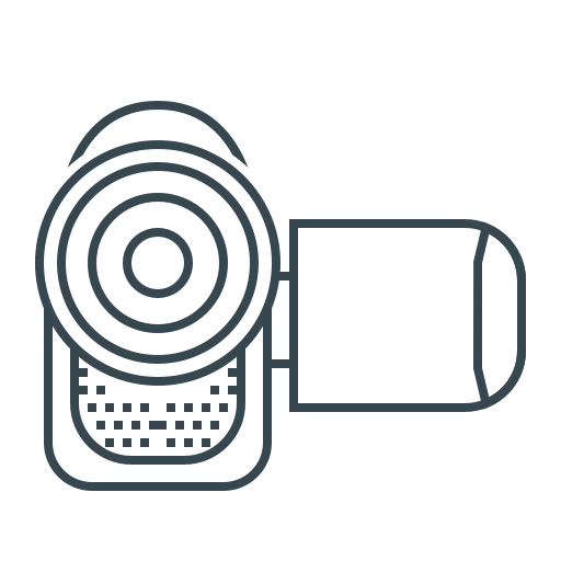 camara de video icono gratis