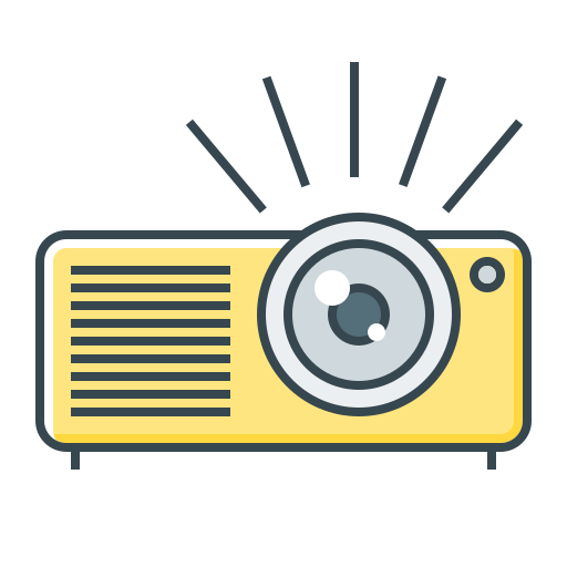 Projection - Free electronics icons