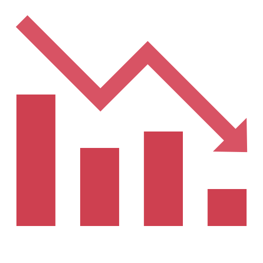 Downtrend Generic Flat icon