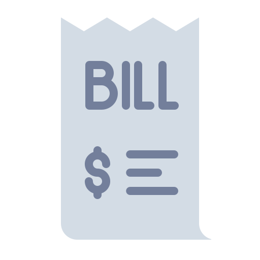 Bill Generic Flat icon