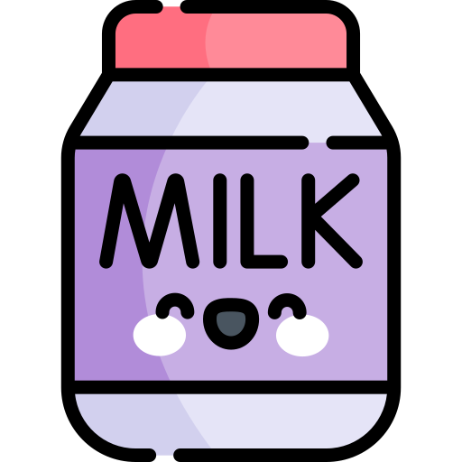 Milk free icon Milk free icon
