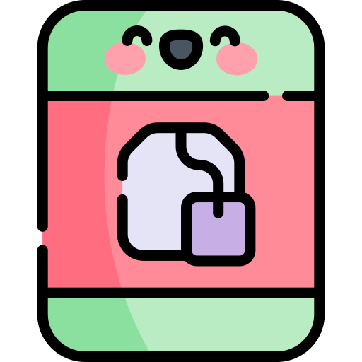 Tea Kawaii Lineal color icon