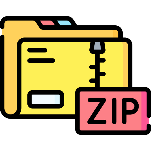 Zip - Free files and folders icons