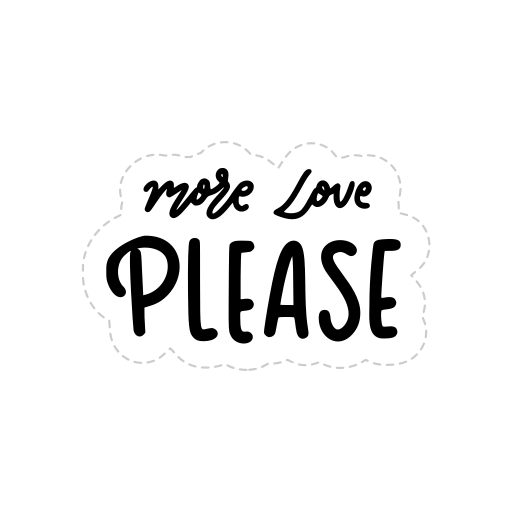 Peace and love free sticker Peace and love free sticker