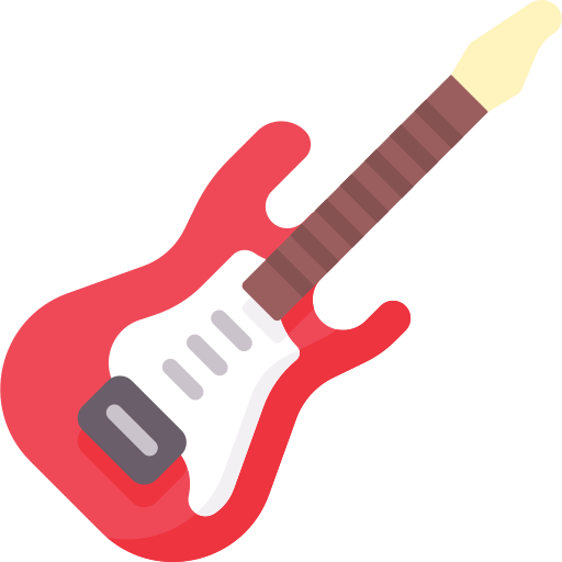 guitarra electrica icono gratis