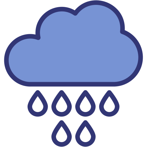 Rain Drop Generic Blue Icon