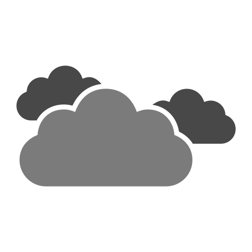 Clouds Generic Grey icon