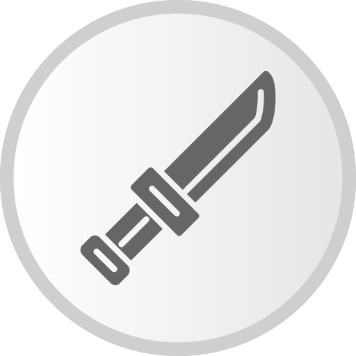 Icono De Cuchillo Generic Grey