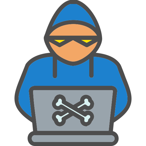 Hacker Generic Outline Color icon