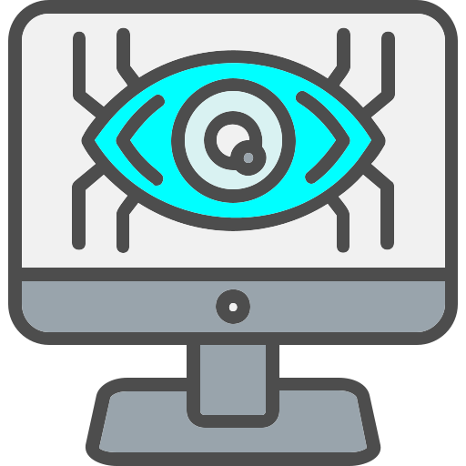 Eye Generic Outline Color icon