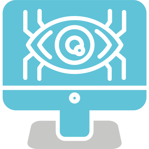 Eye Generic Blue icon