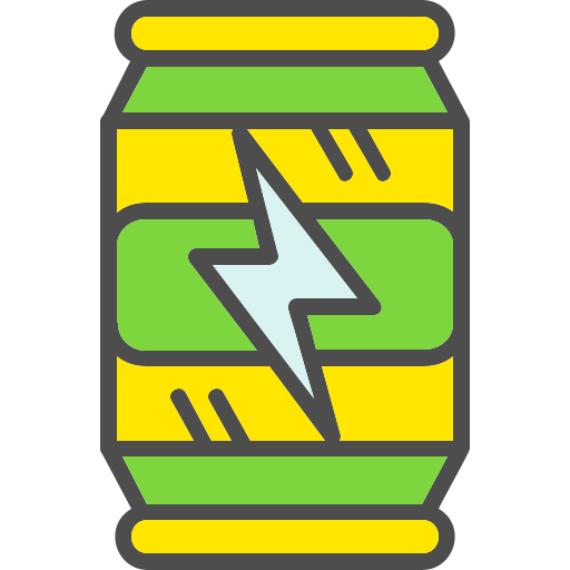 Energy Drink Generic Outline Color Icon