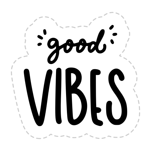 Good vibes Stickers - Free miscellaneous Stickers