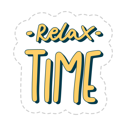 relax gratis sticker