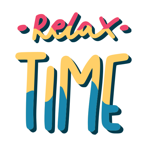 Relax free sticker Relax free sticker